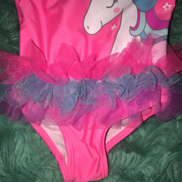 NWT | Wonder Nation | 6-9 M | Pink Unicorn Swim - Picture 3 of 5